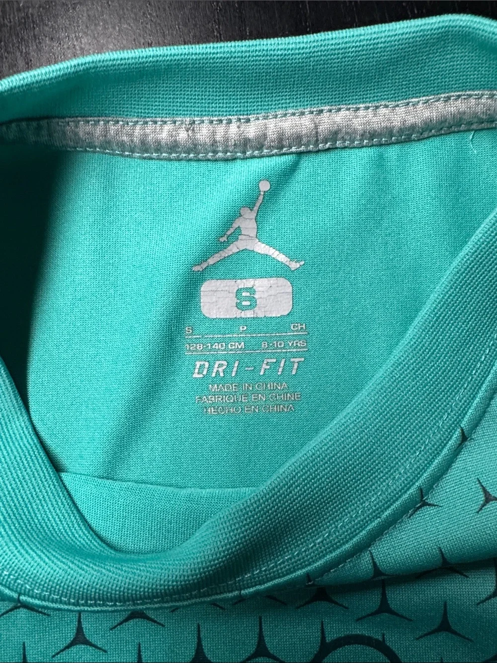 Nike Teal Jordan Jumpman Performance Tee - Picture 3 of 4